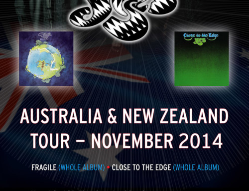 YES tour Australia & New Zealand in November 2014